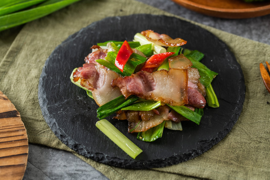 蒜苗炒臘肉